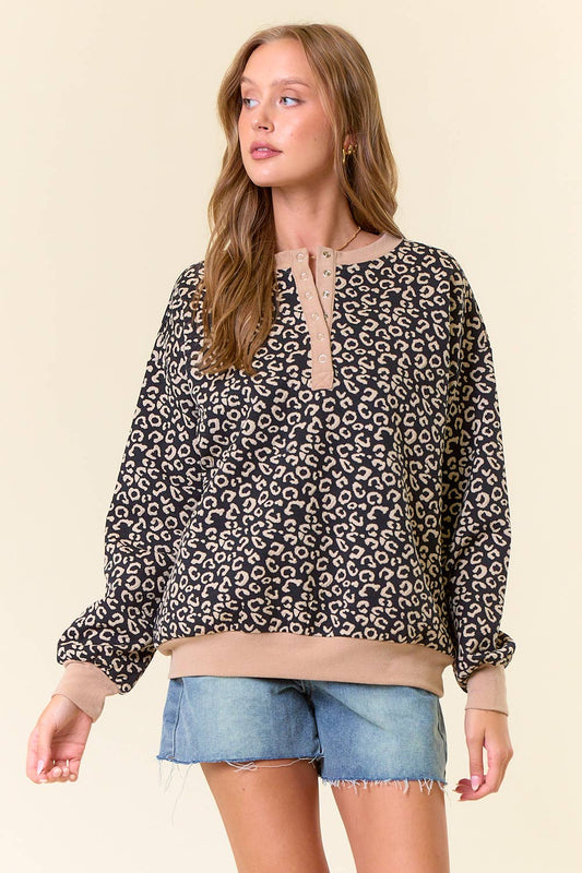 Dolly Leopard Sweatshirt