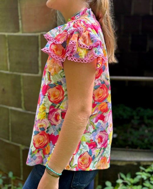 Floral Print Blouse