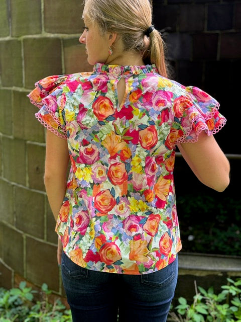 Floral Print Blouse