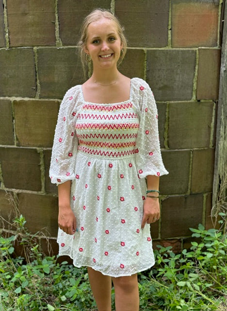 Sadie Embroidered Dress