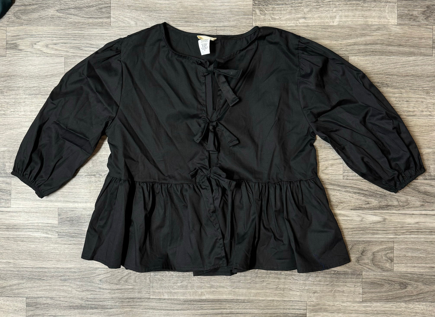 Bow Detail Poplin Blouse